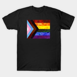 Progress Pride Digital Quilt T-Shirt